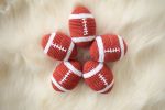 Crochet Football Dog Toy