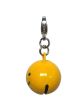 Yellow Happy Face Jingle Bell Charm