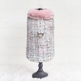 Annabella Dog Coat (Color Options: Whisper, Size: S)
