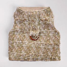 Annabella Dog Harness (Color Options: Gold Ore, Size: S)