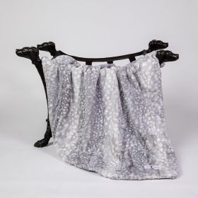 Cashmere Dog Blankets (Color Options: Silver Fawn, Size: S)