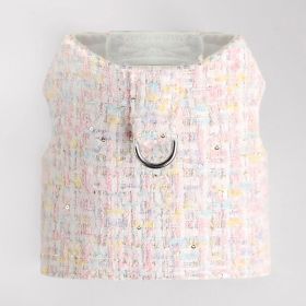 Chantel Tweed Dog Harness (Color Options: Candy, Size: S)
