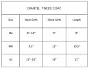 Chantel Tweed Dog Coat
