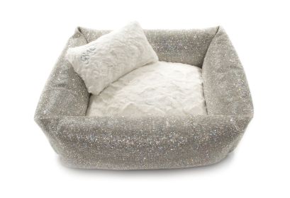 Imperial Crystal Bed (Color Options: Imperial Silver, Size: SM)