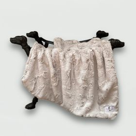 Cuddle Dog Blankets (Color Options: Latte, Size: S)