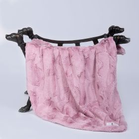 Cuddle Dog Blankets (Color Options: Mauve, Size: S)