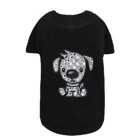 Doggie Dog Tee (Color Options: Black, Size: M)