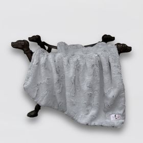 Dolce Vita Dog Blankets (Color Options: Sterling, Size: S)