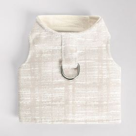 Gia Dog Harness (Color Options: Cream, Size: XS)