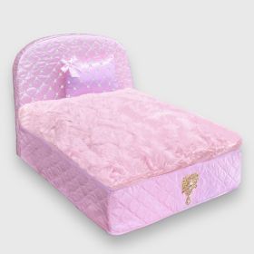 Glamour Baby Dog Bed (Color Options: Blush)