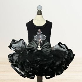 Goddess Dog Tutu Dress (Color Options: Selene, Size: XXS)