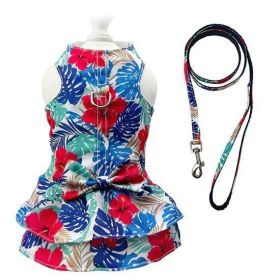 Hawaiian Harness Dress with Matching Lease (Size: XS)