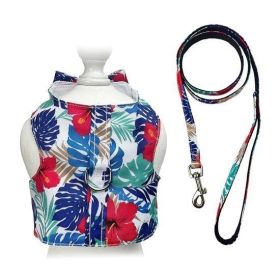 Hawaiian Harness Vest with Matching Lease (Size: XS)