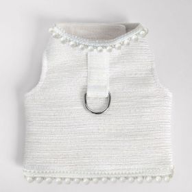 Isabella Dog Harness (Color Options: Ivory, Size: XS)
