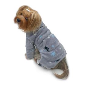 Ultra Thick Plush Penguins & Snowflakes Turtleneck Pajamas (Size: XS)