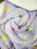 Ultra Plush Colorful Bones/Paws Blanket