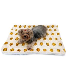 Ultra Plush Happy Face Blanket (Size: S)