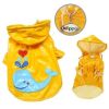 Splashing Whale Raincoat with Cotton Lining