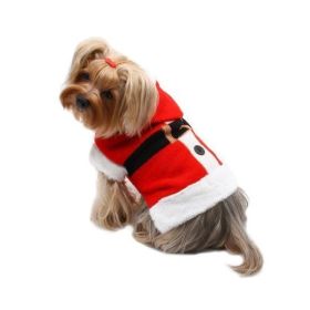 Santa Hooded Sweater with Soft Fur Trims (Size: XS)