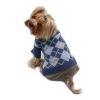 Argyle Turtleneck Sweater