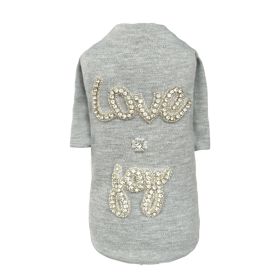 Love n Joy Tee (Color Options: Grey, Size: M)