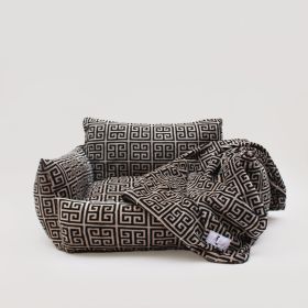 Obsidian Dog Sofa (Color: Black & tan)