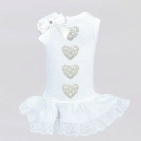 Queen of Hearts Dog Dress (Size: M)