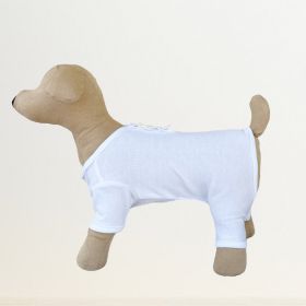 Sweet Dreams Dog Pajamas (Color Options: White, Size: XS)