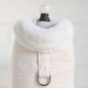 Zha Zha Dog Coat (Color Options: Peach, Size: S)