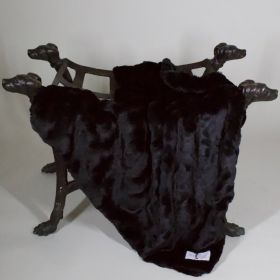 Bella Dog Blanket (Color Options: Black, Size: S)