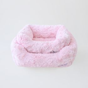 Bella Dog Bed Collection (Color Options: Baby Pink, Size: S)