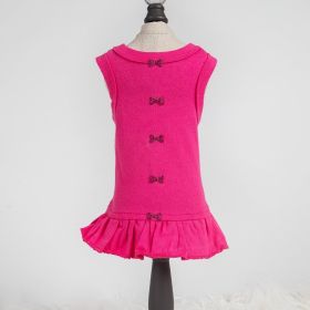 Candy Dog Dress (Color Options: Fuchsia, Size: XS)