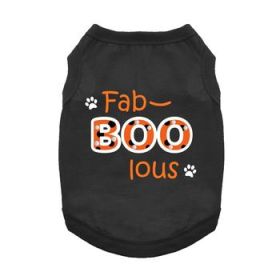 Fab-BOO-lous Dog Shirt (Size: S)