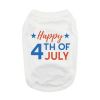 Happy 4th of July Dog Shirt
