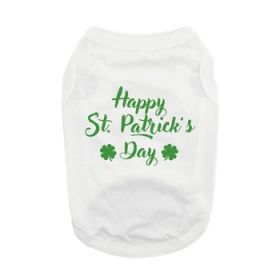Happy St. Patrick's Day Dog Shirt (Size: S)