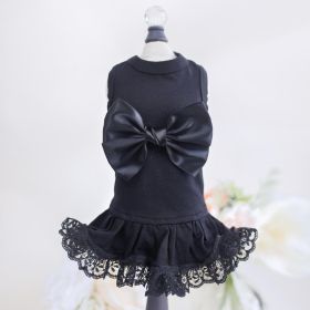 Ballerina Dog Dress (Color Options: Black, Size: XXS)