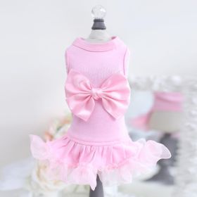 Ballerina Dog Dress (Color Options: Pink, Size: XXS)