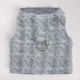 Annabella Dog Harness (Color: Platinum, size: XS)