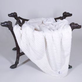 Paris Dog Blankets (Color Options: Ivory, Size: S)