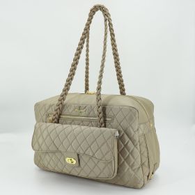 Porsha Dog Carrier (Color Options: Tan)