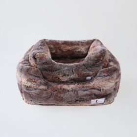 Deluxe Dog Bed (Color Options: Red Fox, Size: S)