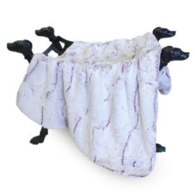 Whisper Dog Blanket (Color: Merlot, size: LG)