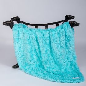 Cuddle Dog Blankets (Color: Aquamarine, size: LG)