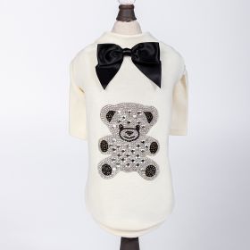 Teddy Bow Tee (Size: S)