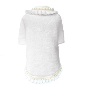 Dream Pearls Dog Sweater (Color: Ivory, size: XXS)
