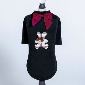 Burberry Dog Tee (Color: Black, size: XS)